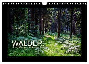 Wälder, fotografiert auf vier Kontinenten (Wandkalender 2024 DIN A4 quer), CALVENDO Monatskalender von Walliser,  Richard