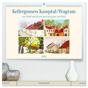 Wagramer Kellergassen (hochwertiger Premium Wandkalender 2024 DIN A2 quer), Kunstdruck in Hochglanz von Schöchtner-Errath,  Johanna