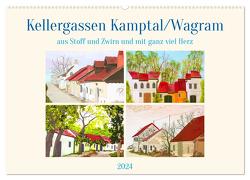 Wagramer Kellergassen (Wandkalender 2024 DIN A2 quer), CALVENDO Monatskalender von Schöchtner-Errath,  Johanna