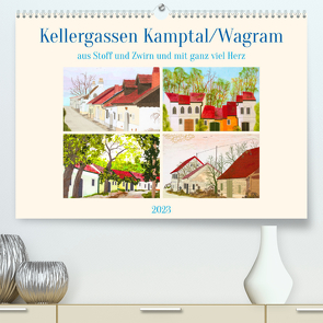 Wagramer KellergassenAT-Version (Premium, hochwertiger DIN A2 Wandkalender 2023, Kunstdruck in Hochglanz) von Schöchtner-Errath,  Johanna