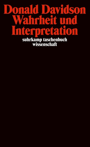 Wahrheit und Interpretation von Davidson,  Donald, Henrich,  Dieter, Herborth,  Friedhelm, Luhmann,  Niklas, Schulte,  Joachim