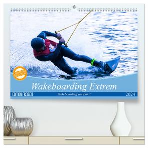 Wakeboarding Extrem (hochwertiger Premium Wandkalender 2024 DIN A2 quer), Kunstdruck in Hochglanz von Heiligenstein,  Marc