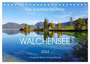 Walchensee (Tischkalender 2024 DIN A5 quer), CALVENDO Monatskalender von Schwarzfischer,  Miriam