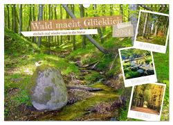Wald macht glücklich (Wandkalender 2024 DIN A3 quer), CALVENDO Monatskalender von Prescher,  Werner