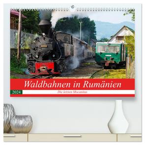 Waldbahnen in Rumänien – Die letzten Mocanitas (hochwertiger Premium Wandkalender 2024 DIN A2 quer), Kunstdruck in Hochglanz von Hegerfeld-Reckert,  Anneli
