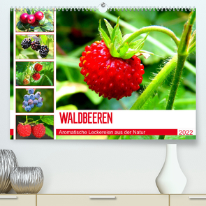 Waldbeeren. Aromatische Leckereien aus der Natur (Premium, hochwertiger DIN A2 Wandkalender 2022, Kunstdruck in Hochglanz) von Hurley,  Rose