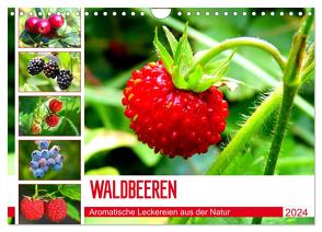 Waldbeeren. Aromatische Leckereien aus der Natur (Wandkalender 2024 DIN A4 quer), CALVENDO Monatskalender von Hurley,  Rose