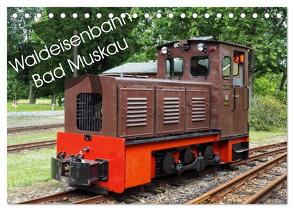 Waldeisenbahn Bad Muskau (Tischkalender 2024 DIN A5 quer), CALVENDO Monatskalender von Valley,  Joy