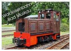 Waldeisenbahn Bad Muskau (Wandkalender 2024 DIN A2 quer), CALVENDO Monatskalender von Valley,  Joy