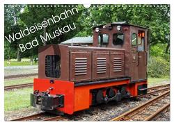 Waldeisenbahn Bad Muskau (Wandkalender 2024 DIN A3 quer), CALVENDO Monatskalender von Valley,  Joy