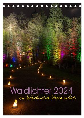 Waldlichter im Wildwald Vosswinkel 2024 (Tischkalender 2024 DIN A5 hoch), CALVENDO Monatskalender von Lieder,  Britta