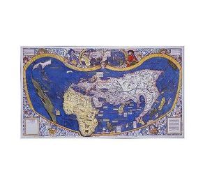 Waldseemüller’s Weltkarte von 1507 (Digitaldruck)