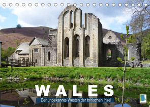 Wales – der unbekannte Westen der britischen Insel (Tischkalender 2022 DIN A5 quer) von CALVENDO