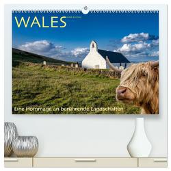 Wales – Eine Hommage an berührende Landschaften (hochwertiger Premium Wandkalender 2024 DIN A2 quer), Kunstdruck in Hochglanz von Kuczinski,  Rainer