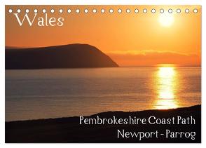 Wales – Pembrokeshire Coast Path (Tischkalender 2024 DIN A5 quer), CALVENDO Monatskalender von Petra Voß,  ppicture-