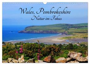 Wales Pembrokeshire – Natur im Fokus- (Wandkalender 2024 DIN A3 quer), CALVENDO Monatskalender von Valder,  Natascha