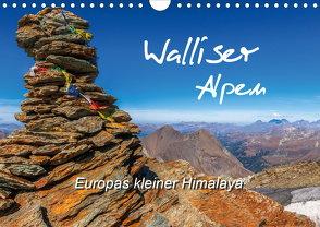 Walliser Alpen – Europas »kleiner« HimalayaCH-Version (Wandkalender 2021 DIN A4 quer) von und Brigitte (Gratz-)Prittwitz,  Michael