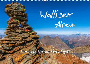 Walliser Alpen – Europas »kleiner« HimalayaCH-Version (Wandkalender 2022 DIN A2 quer) von und Brigitte (Gratz-)Prittwitz,  Michael