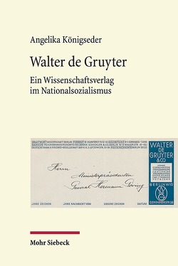 Walter de Gruyter von Königseder,  Angelika