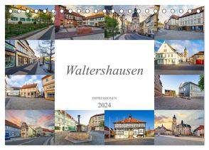 Waltershausen Impressionen (Tischkalender 2024 DIN A5 quer), CALVENDO Monatskalender von Meutzner,  Dirk