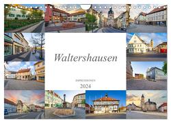 Waltershausen Impressionen (Wandkalender 2024 DIN A4 quer), CALVENDO Monatskalender von Meutzner,  Dirk