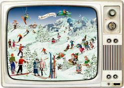 Wand-Adventskalender – Advents-Retro-TV von Behr,  Barbara