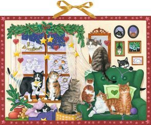 Wand-Adventskalender – Gemütlicher Advent mit Katzen von Nosko,  Brigitte