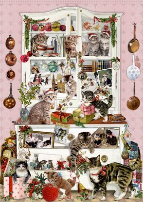 Wand-Adventskalender – Katzen im Advent von Behr,  Barbara