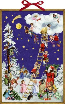 Wand-Adventskalender – Nostalgische Himmelsleiter von Behr,  Barbara