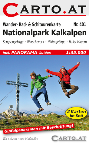 Wander- Rad- & Schitourenkarte 401 Nationalpark Kalkalpen