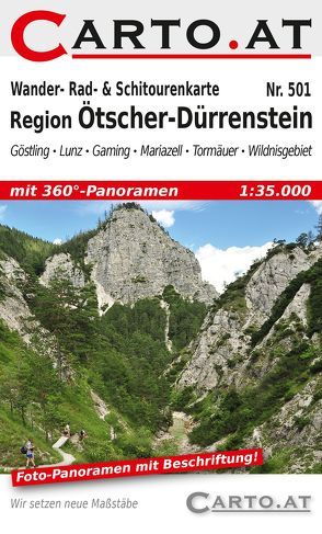 Wander- Rad- & Schitourenkarte 501 Region Ötscher-Dürrenstein