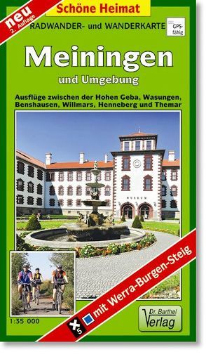 Wander- und Radwanderkarte Meiningen und Umgebung