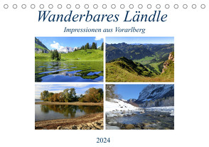 Wanderbares Ländle – Impressionen aus Vorarlberg (Tischkalender 2024 DIN A5 quer), CALVENDO Monatskalender von Kepp,  Manfred