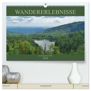 Wandererlebnisse im Bayrischen Wald (hochwertiger Premium Wandkalender 2024 DIN A2 quer), Kunstdruck in Hochglanz von Janke,  Andrea