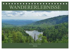 Wandererlebnisse im Bayrischen Wald (Tischkalender 2024 DIN A5 quer), CALVENDO Monatskalender von Janke,  Andrea