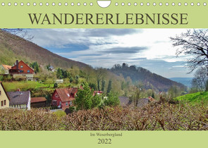 Wandererlebnisse im Weserbergland (Wandkalender 2022 DIN A4 quer) von Janke,  Andrea