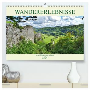 Wandererlebnisse in der Fränkischen Schweiz (hochwertiger Premium Wandkalender 2024 DIN A2 quer), Kunstdruck in Hochglanz von Janke,  Andrea