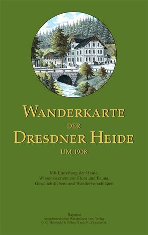 Wanderkarte der Dresdner Heide um 1908 von Schmidt,  Michael