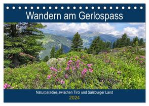Wandern am Gerlospass – Naturparadies zwischen Tirol und Salzburger Land (Tischkalender 2024 DIN A5 quer), CALVENDO Monatskalender von Frost,  Anja