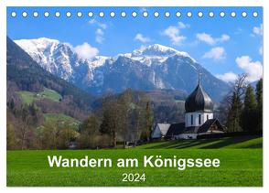 Wandern am Königssee (Tischkalender 2024 DIN A5 quer), CALVENDO Monatskalender von Vogel,  Carmen