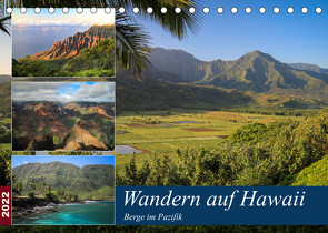 Wandern auf Hawaii – Berge im Pazifik (Tischkalender 2022 DIN A5 quer) von Krauss,  Florian