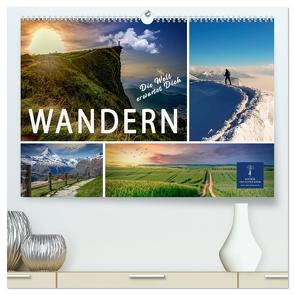 Wandern – die Welt erwartet Dich (hochwertiger Premium Wandkalender 2024 DIN A2 quer), Kunstdruck in Hochglanz von Roder,  Peter