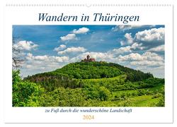 Wandern in Thüringen (Wandkalender 2024 DIN A2 quer), CALVENDO Monatskalender von Stollmann,  Michael