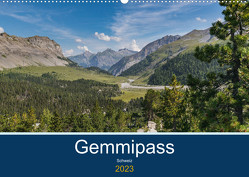 Wanderung über den Gemmipass (Wandkalender 2023 DIN A2 quer) von photography,  IAM