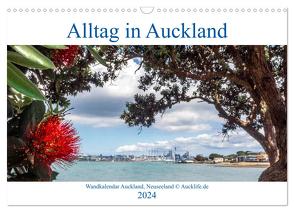 Wandkalender Auckland 2024 DIN A4 Quer (Wandkalender 2024 DIN A3 quer), CALVENDO Monatskalender von by Daniel Eisenhut,  Aucklife