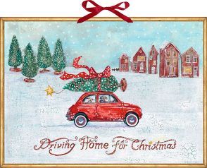 Wandkalender – Driving Home for Christmas von Riese,  Anna