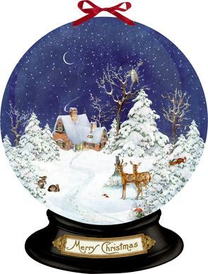 Wandkalender – Nostalgische Schneekugel von Behr,  Barbara