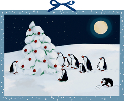 Wandkalender – Pinguin-Weihnacht von Dölling,  Beate, Wilson,  Henrike