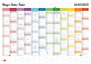 Wandkalender: Unser Kita-Jahr 2024/25