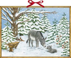 Wandkalender – Weihnachtsesel von Schmiech,  Christine